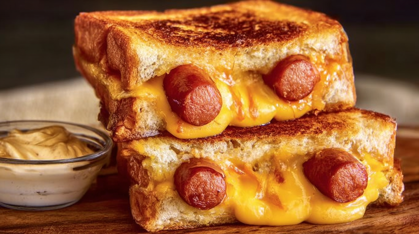 Grilled Cheese Hot Dogs