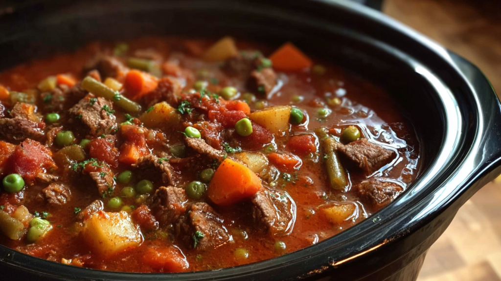 Hearty Crock Pot Cowboy Soup