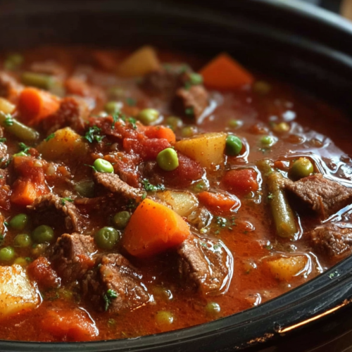 Hearty Crock Pot Cowboy Soup
