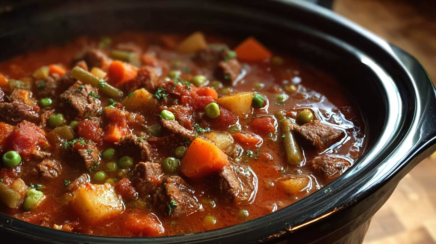 Hearty Crock Pot Cowboy Soup