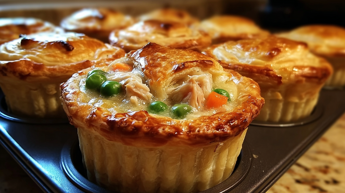 Homemade Mini Chicken Pot Pie