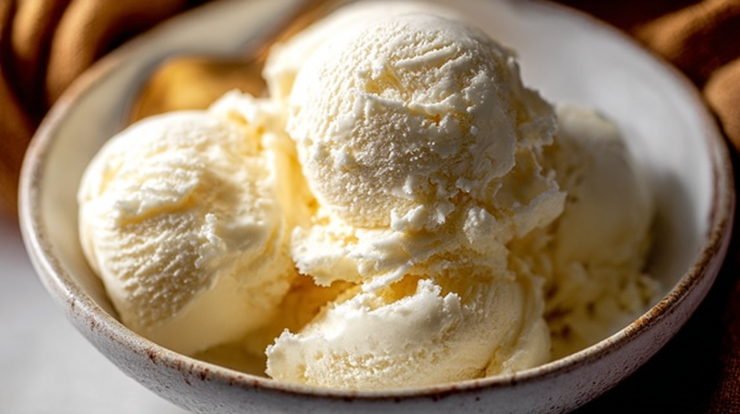 Homemade Vanilla Ice Cream