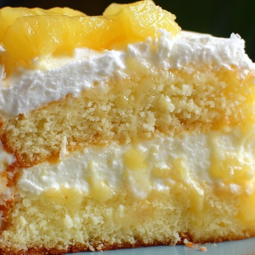 Juicy Pineapple Heaven Cake