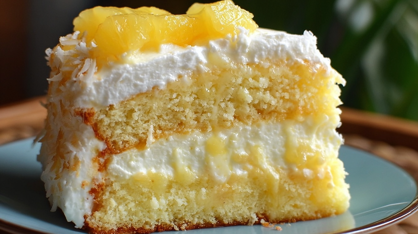 Juicy Pineapple Heaven Cake