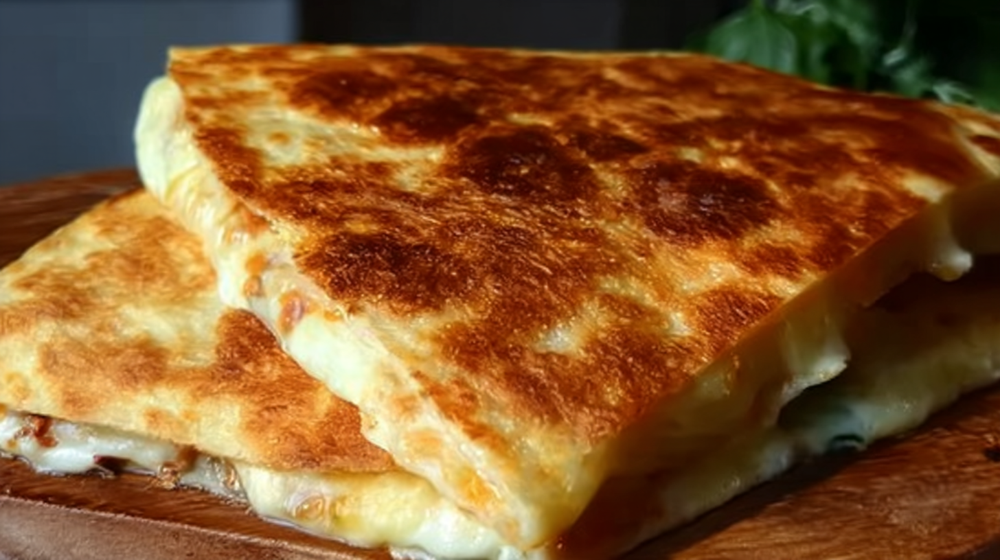 Microwave Egg Quesadilla