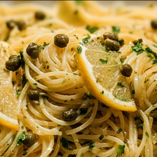 One Pan Lemon Caper Pasta Recipe
