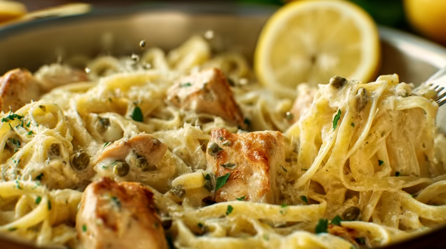 One Pot Chicken Caesar Pasta