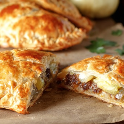 Pepper Steak Beef & Brandy Hand Pie