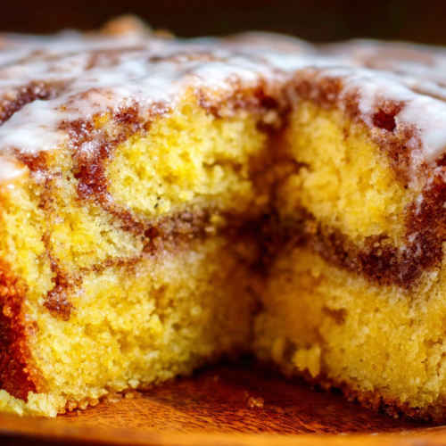 Pumpkin Honey Bun Cake
