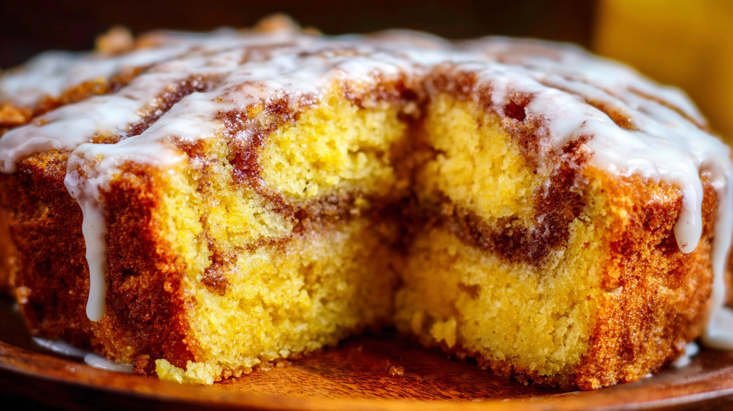 Pumpkin Honey Bun Cake