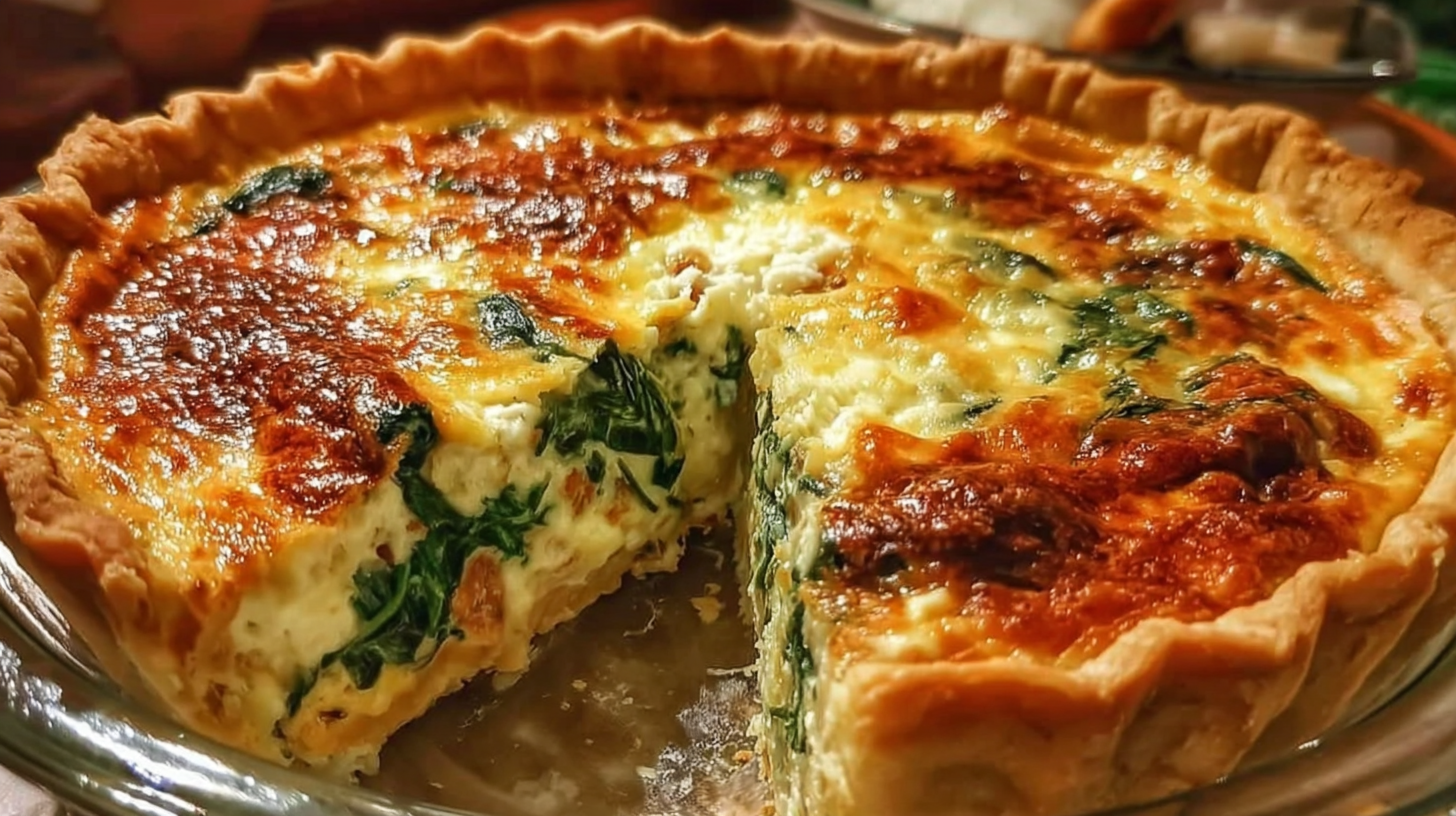 Ricotta Spinach Quiche