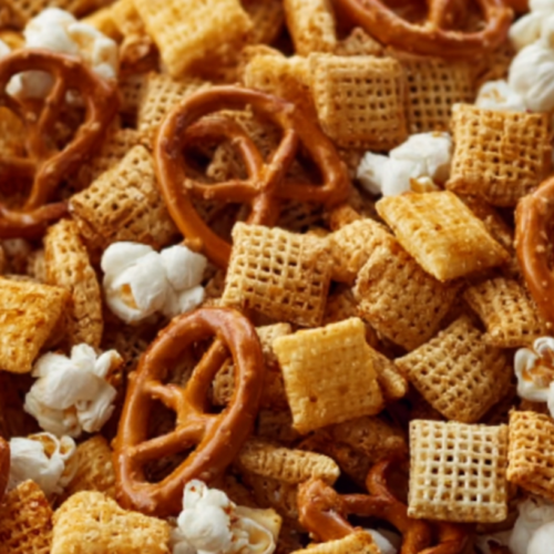 Spicy Honey Snack Mix