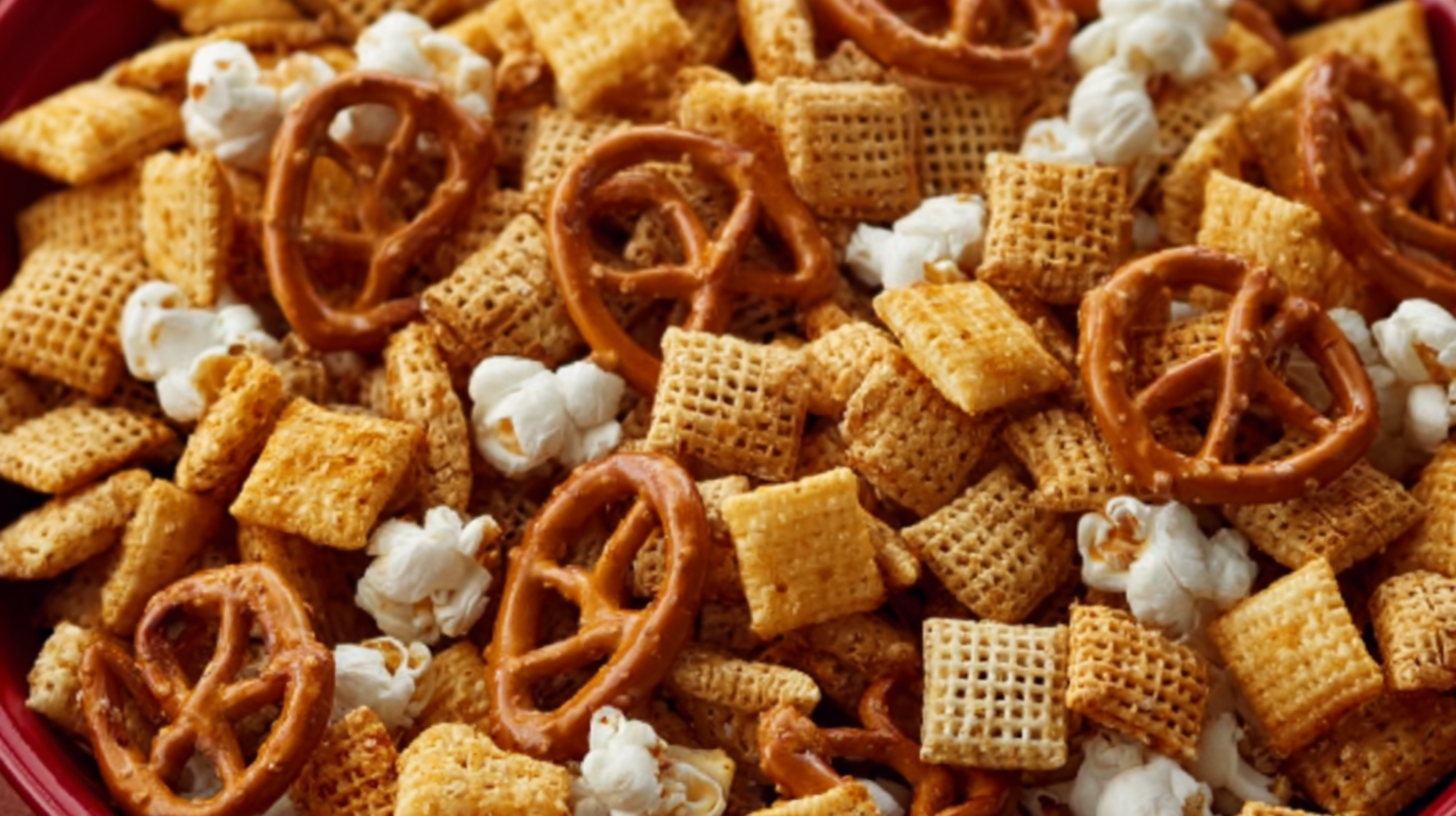 Spicy Honey Snack Mix