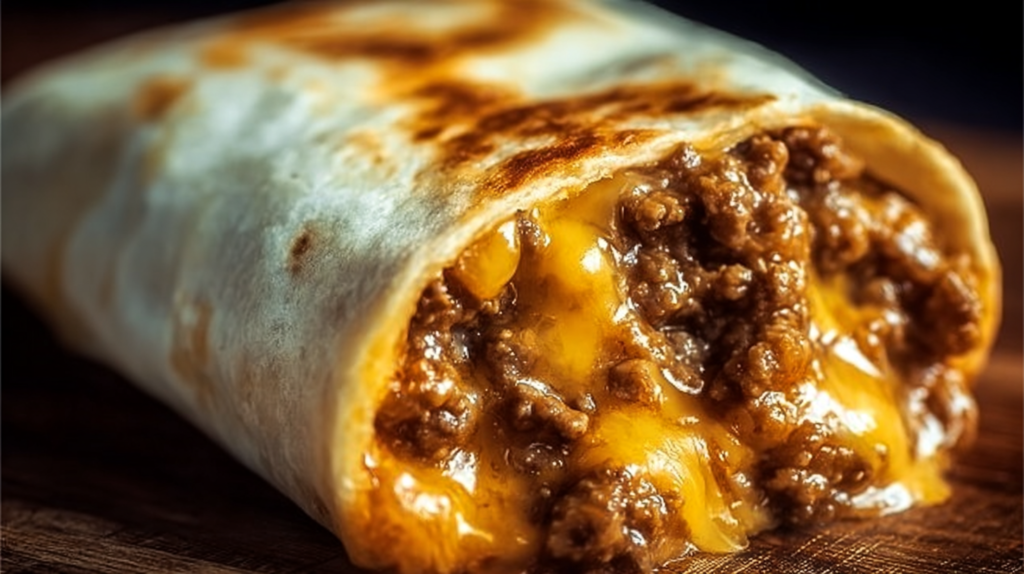 Spicy Taco Bell Beefy Melt Burrit