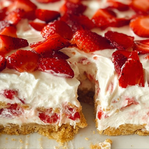 Strawberry Shortcake Brownie