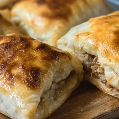 Loaded Cheesy Pocket Tacos