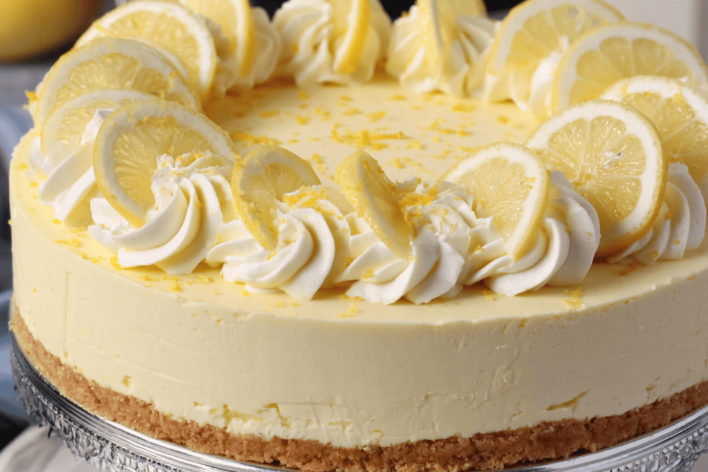 Bake Lemon Cheesecake