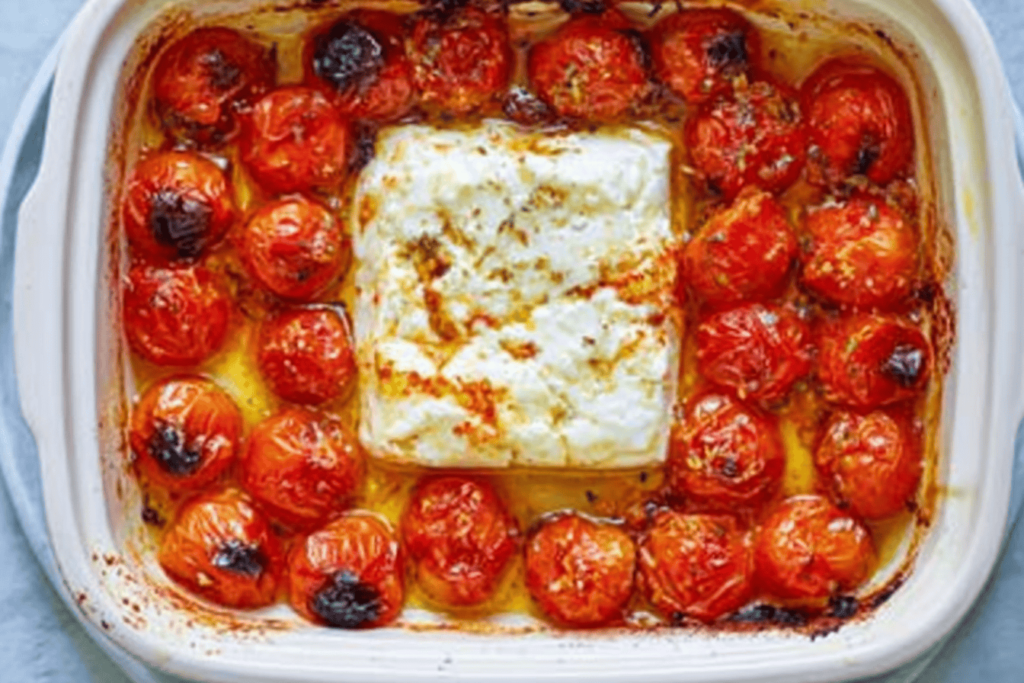 Baked Feta & Egg Breakfast Bake