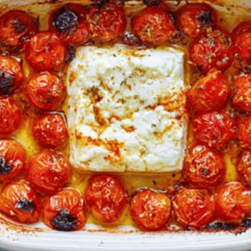 Baked Feta & Egg Breakfast Bake