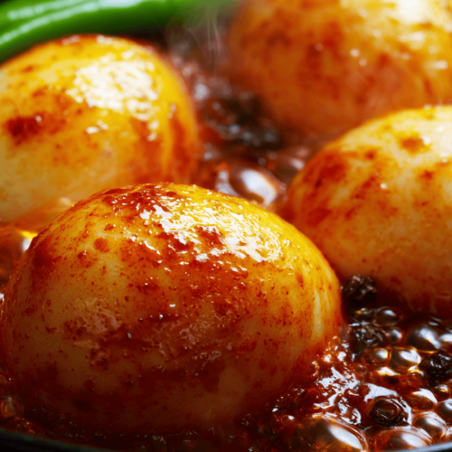 Chili Garlic Eggs