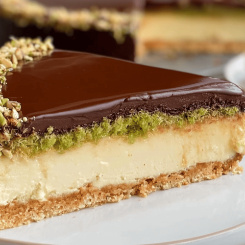 Dubai Chocolate Cheesecake Bars