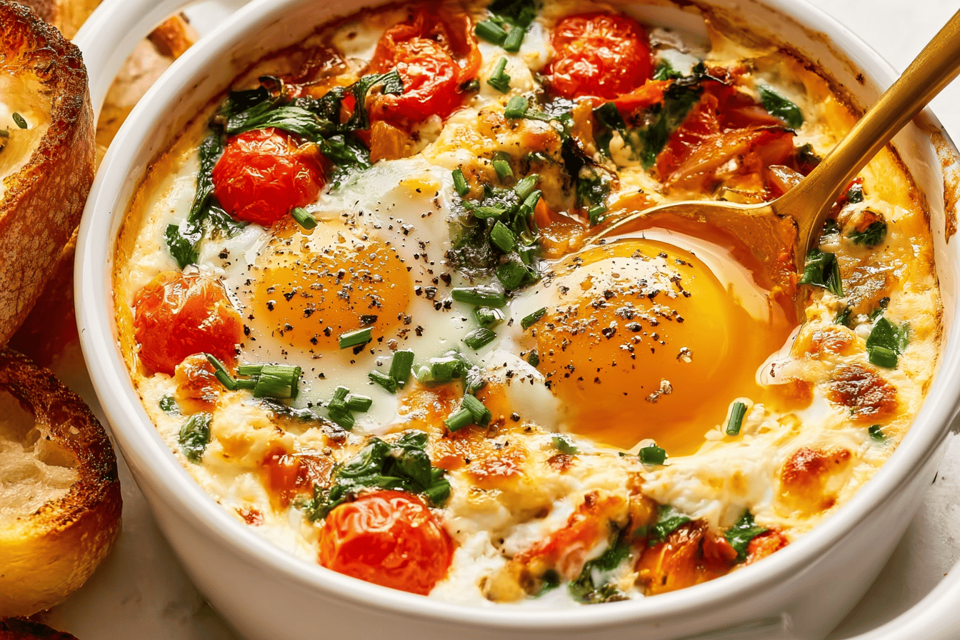 Feta Fried Eggs