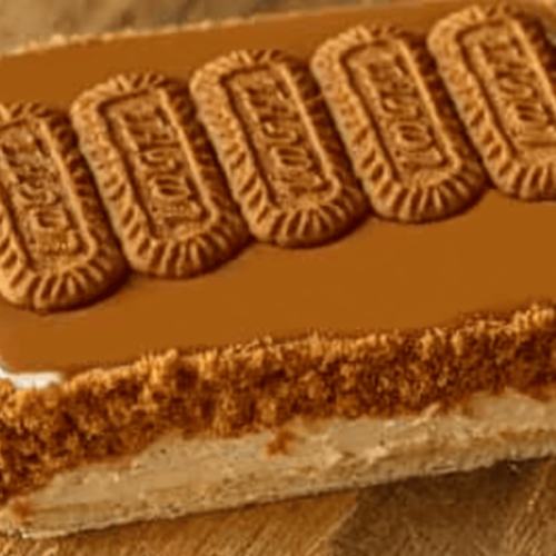 No Bake Biscoff Cheesecake Bars