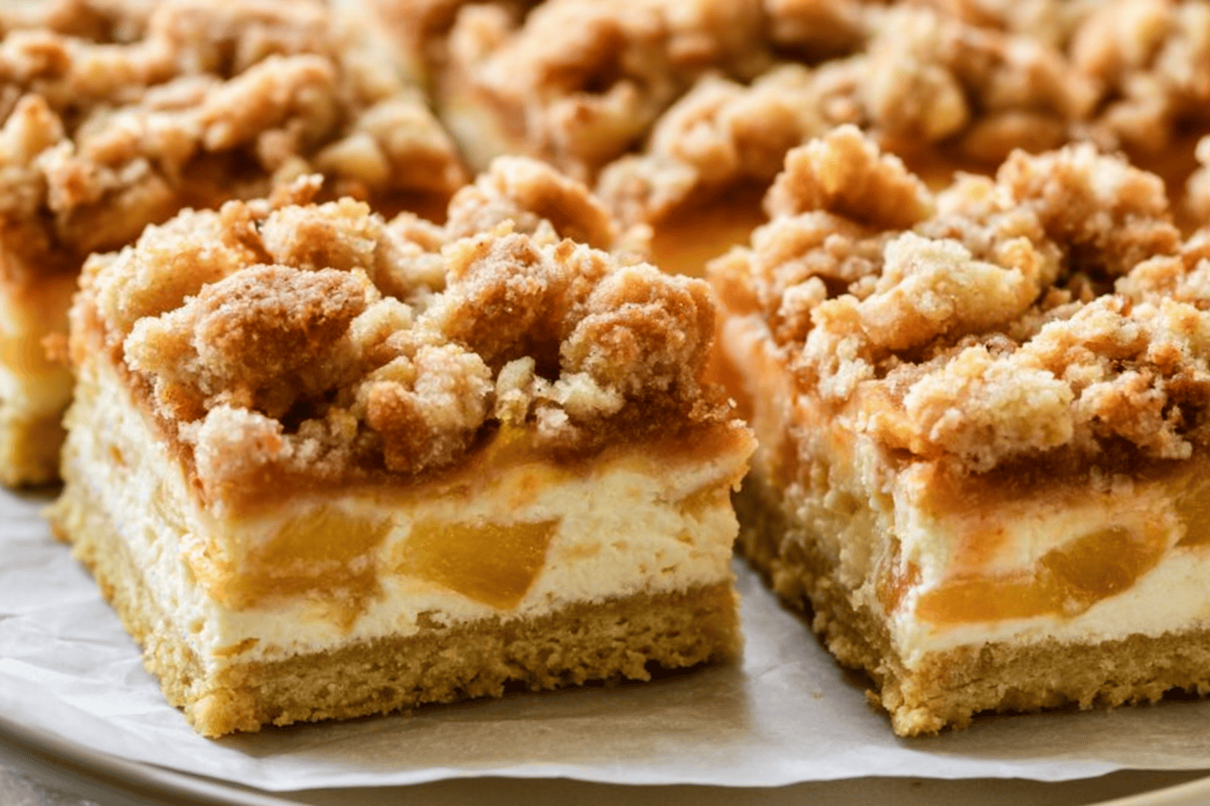 Peach Cobbler Cheesecake