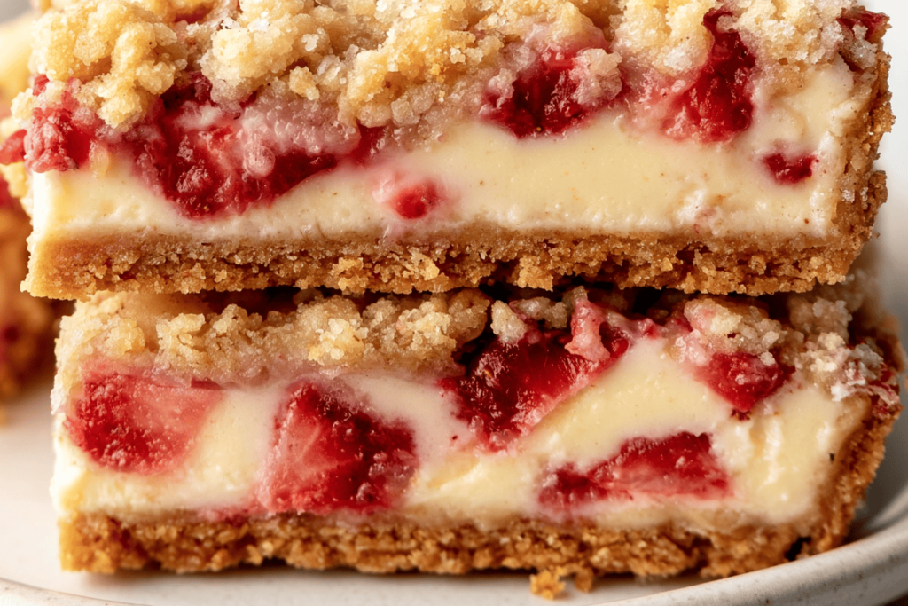 Strawberry Cheesecake Bar Dessert