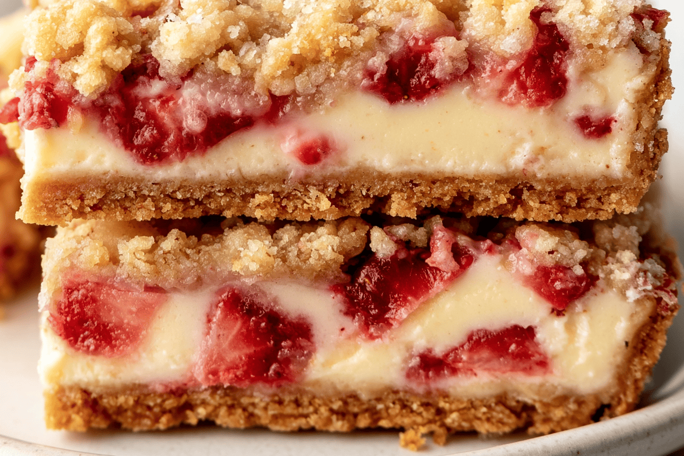 Strawberry Cheesecake Bar Dessert