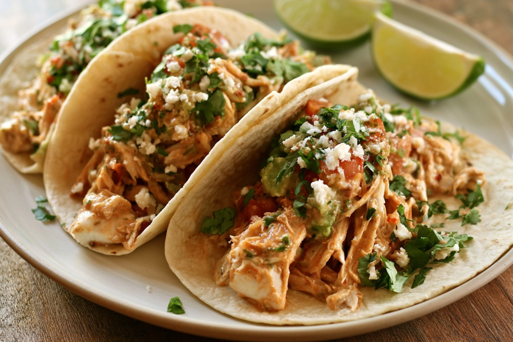 Creamy Chipotle Chicken Tacos: An Easy 20-Minute Recipe