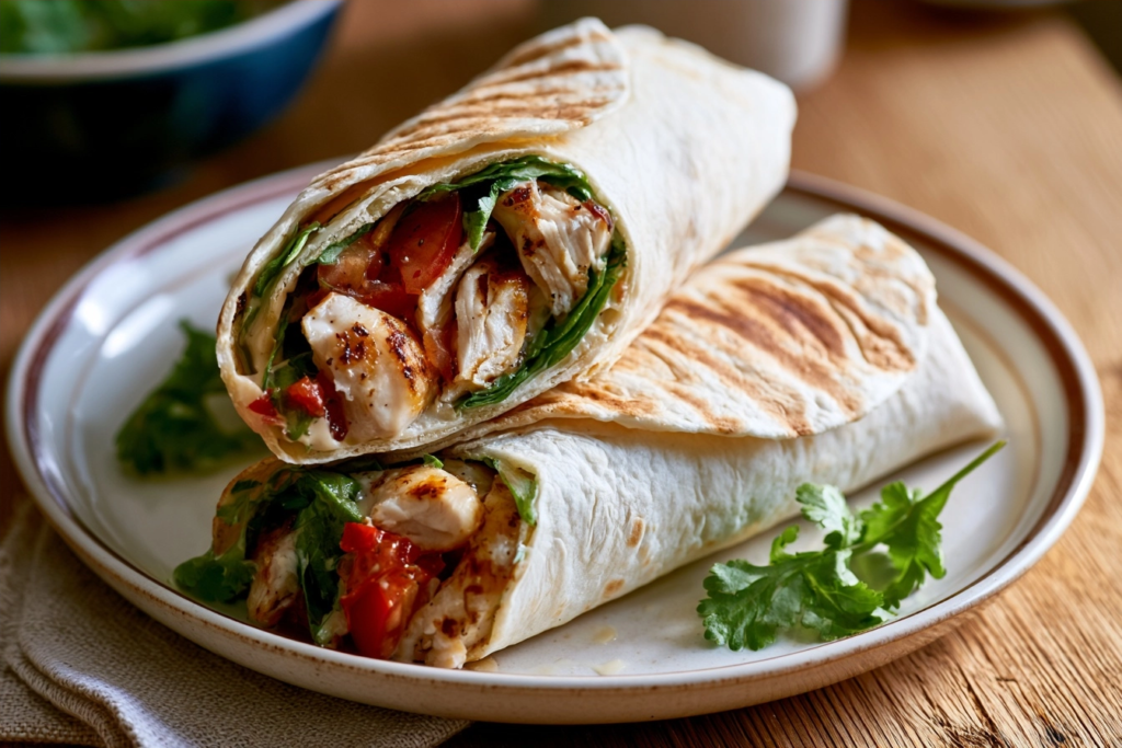 Simple & Easy Chicken Wraps: A Quick Family Dinner