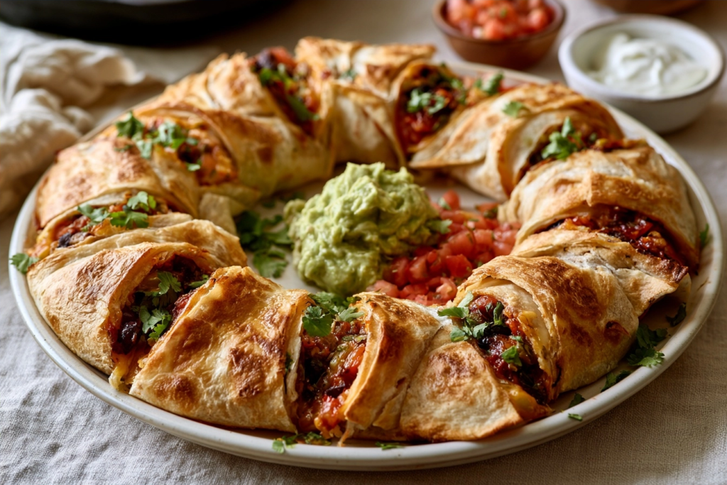 Blooming Quesadilla Ring: A Simple 20-Minute Masterpiece