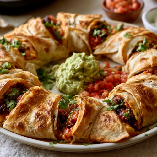 Blooming Quesadilla Ring: A Simple 20-Minute Masterpiece