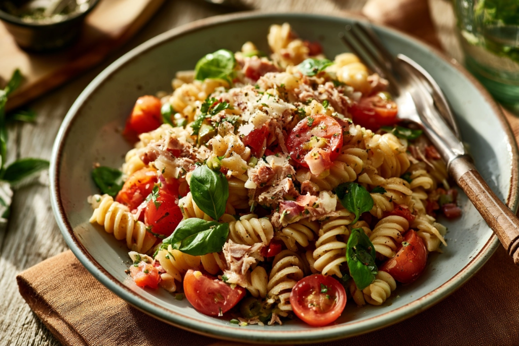 Salade de pâtes au thon : la recette simple et rapide