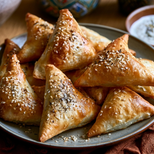 Fatayer Jebneh: Arabische Käsetaschen einfach selbst backen