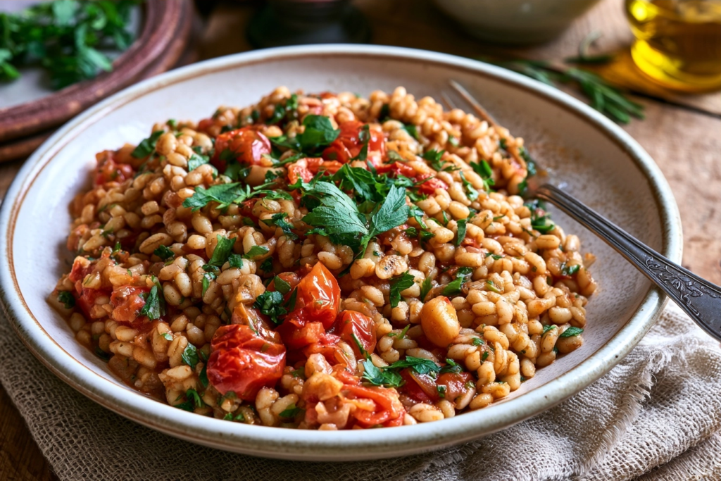 Mograbieh (Traditionelles libanesisches Rezept) für Genießer