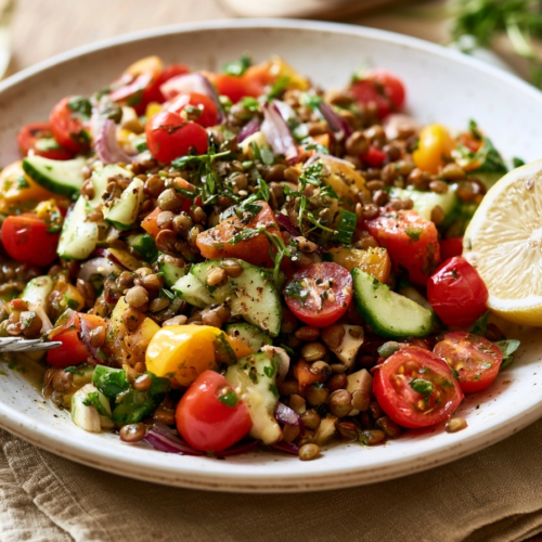 Mediterraner Linsensalat: Das perfekte Rezept zum Genießen